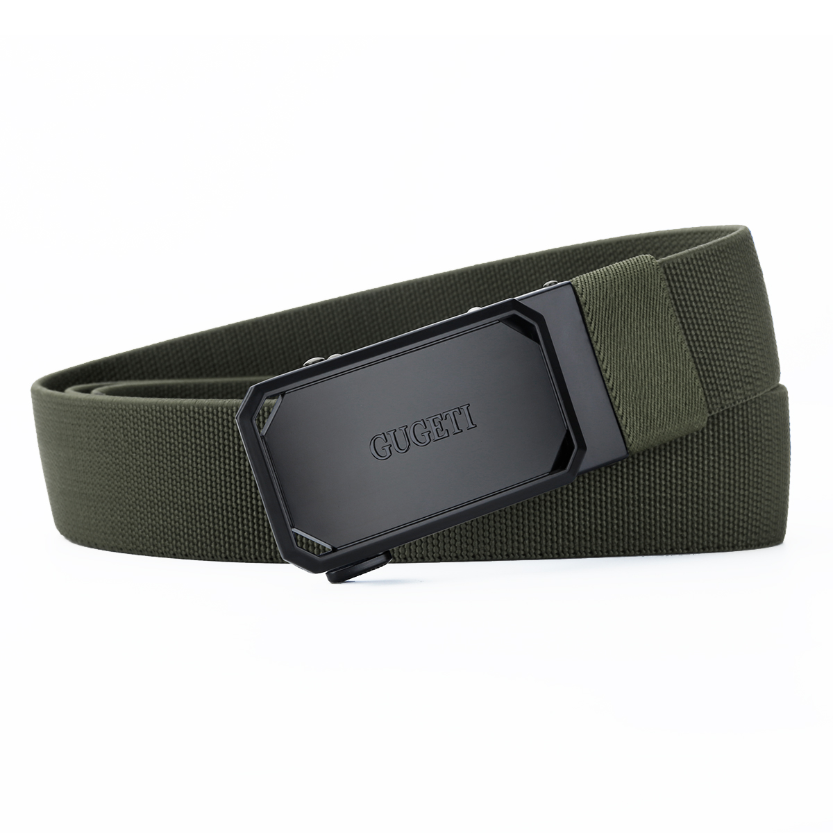 GUGETI Men's Elastic Stretch Belt with Automatic Buckle 3.5CM
